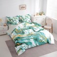 thumbnail image 3 of Castle Fairy Marble Watercolor 7-Piece Twin Bedding Sets for Teens Women Men,Abstract Marbling Bedding Comforter Set,Stone Pattern Breathable Sheet Sets,Lightweight Room Decor, 3 of 8