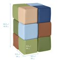 thumbnail image 2 of Building Blocks ECR4Kids SoftZone Patchwork para niños pequeños, 12 piezas, 2 of 9