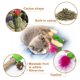thumbnail image 2 of Juguete masticable para gatos PAZ GIFT Catnip Silvervine con plumas de cactus, 2 of 9