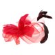 thumbnail image 2 of Boda Las Damas De Novia Prom De La Del Pelo Del Fascinator Del Clip Rojo Headpiece Sunnimix fascinator de novia, 2 of 8