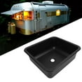 thumbnail image 1 of RV Sink, Stainless Steel Drop In Bar Sink Large Capacity Rectangular Topmount Hand Wash Basin Sink Small Single Bowl Sink with 1.6in Drain Hole for Caravan Boat Camper, 1 of 7