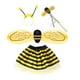 thumbnail image 1 of BRIGHTFUFU Trajes de actuación de abeja Falda de niña de abeja Trajes de actuación de ala de abeja Disfraces de cosplay de abeja, 1 of 7
