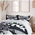 thumbnail image 6 of Ambesonne Cinema Festival Duvet Cover Set, Movie Camera Design, 2-Calking, Dark Violet Blue White, 6 of 6