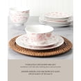 thumbnail image 5 of Empress Bouquet 30 Piece Decorated Porcelain Chip and Scratch Resistant Dinnerware Plates and Bowls Set, 5 of 10