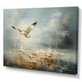 thumbnail image 2 of Designart "Lighthouse on the Coast III" Coastal Wall Art - Coastal Brown Coastal Light House Bedroom Canvas Wall Art, 2 of 4