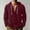 Wine, variant on Men's Solid Color Hooded Cardigan Long Sleeve Casual Button Up Top