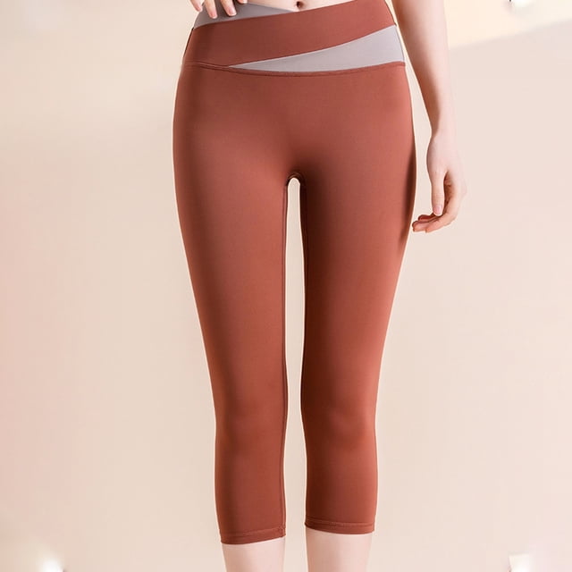 MKLEKYY Leggings de yoga ajustados y suaves de cintura alta para mujer, de moda informal