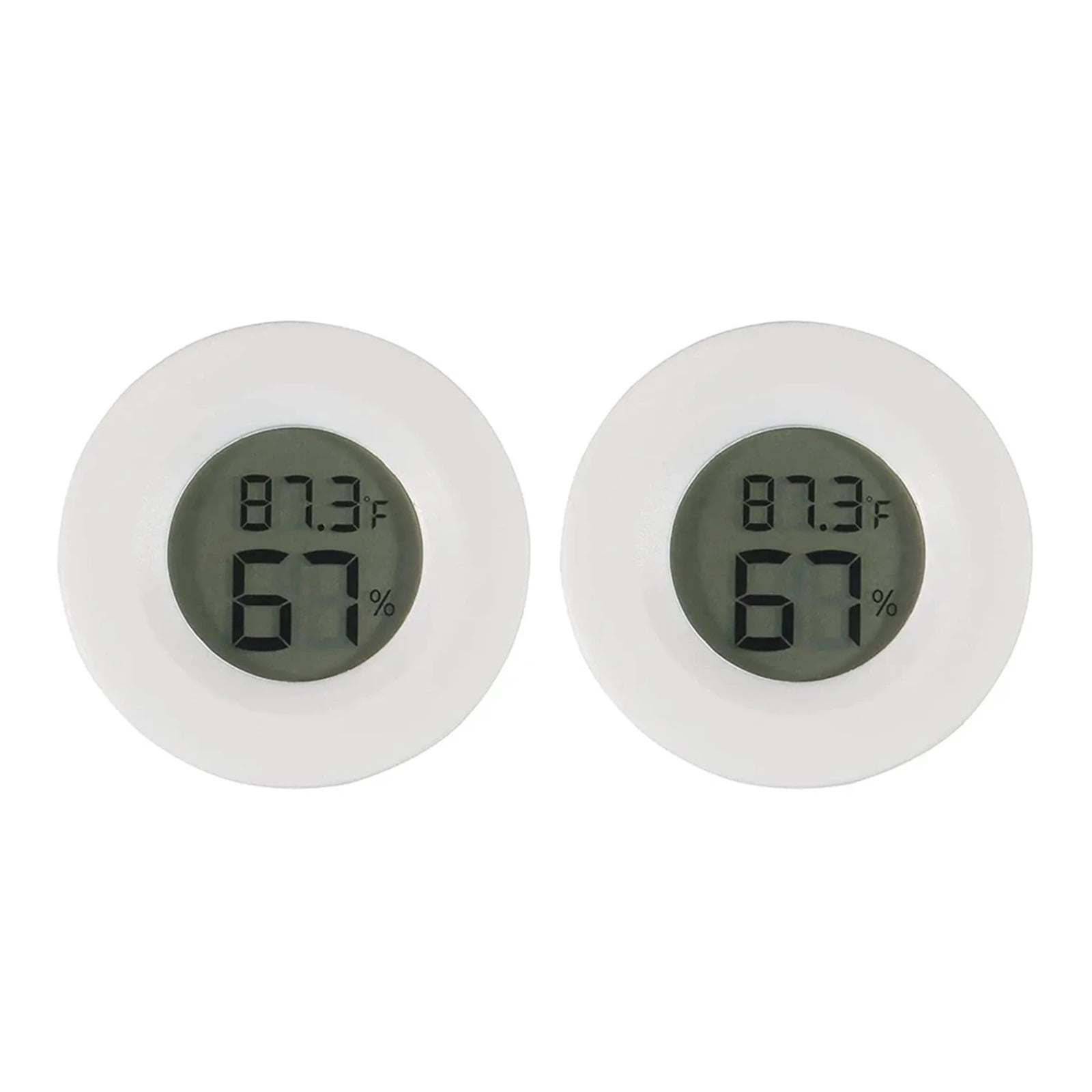 1/2 Pcs Mini Hygrometer Thermometer or Meter Digital Room Round Humidity Temperature Gauge ,Simple Operation