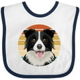 thumbnail image 3 of Inktastic Border Collie Cute Dog Boys or Girls Baby Bib, 3 of 4