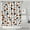 Classic Elements Halloween, variant on Classic Elements Halloween Pattern Shower Curtain 36"x72" ,Bathroom Decorative Shower Curtains Set with 12 Hooks,Modern Waterproof Washable Shower Curtain