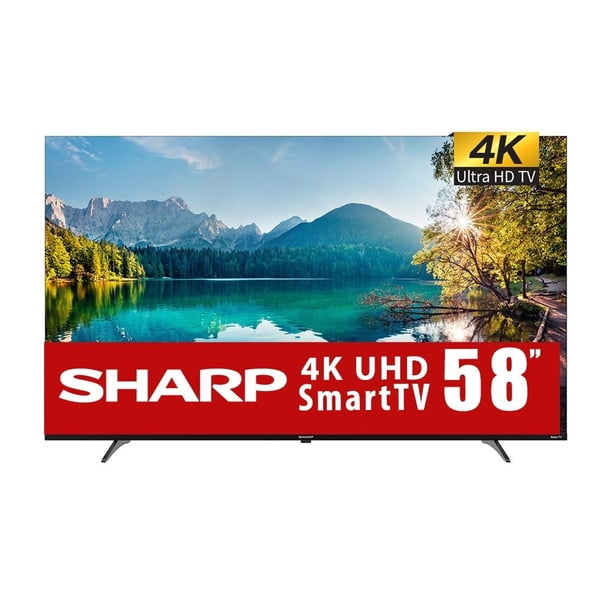 TV Sharp 58 Pulgadas Roku 4K Ultra HD Smart TV LED 4T-C58EL8UR 