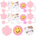 thumbnail image 1 of Raindrops 10Ud Tapones Decorativos Para Pajillas Material Premium Con Para Picnics Y Reuniones, 1 of 8