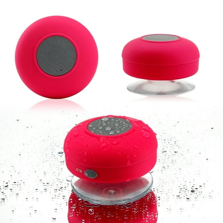 Mini Wireless Portable Shower Car Waterproof Bluetooth Handsfree Mic Speaker with Suction Cup