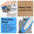 thumbnail image 4 of GORILLA GRIP Heavy Duty Upgraded Stainless Steel Smooth Edge Manual Can Opener and Bottle Openers, Soft Comfortable Oversized Handheld Turn Knob, Aqua, 4 of 10