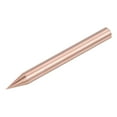 thumbnail image 1 of Unique Bargains 5.9mm 30 Degree Tip 60mm Length Red Copper Electrode for Spark EDM, 1 of 4