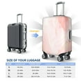 thumbnail image 6 of Haiem Pink Marble Luggage Cover,Durable, Washable Suitcase Protector With Anti-Scratch Technology - Keep Your Luggage Looking New Small, 6 of 9
