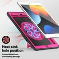 thumbnail image 6 of Allytechgroup iPad A16 Case 11" 11th Gen 2025, iPad 10th Gen Case 10.9" 2022, Rotating Kickstand Shockproof Hand Strap + Shoulder Strap Drop Protection Rugged Case for iPad 11th 10th Gen,Rose, 6 of 11