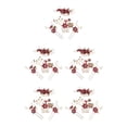 thumbnail image 2 of Qarigey 4 piezas de peinetas de flores para boda, conjunto de tocados de decoración, tocado elegante elegante para niñas, hermoso tocado de Type2 NO2, 2 of 6