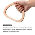 thumbnail image 4 of Uxcell 6" Wood Purse Handles D Shape Handbag Replacement for DIY Making, 4Pack Brown, 4 of 6