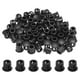 thumbnail image 1 of 100 piezas de tapones de agujero de plástico de nailon, 1/5" (6 mm) tapones de agujero para tornillos redondos para muebles de cocina en color negro, 1 of 7