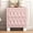 Pink Nightstand, variant on Elegant Gray Nightstand with Metal Foot,Bedside Table with 2 Drawers for Bedroom,Living Room,Silver Mirrored Handle and Base,Gray