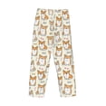 thumbnail image 5 of Xecao Cartoon Corgi Men's Straight Lounge Pajama Pants: The Ultimate in Comfortable Sleepwear, 5 of 9