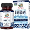 thumbnail image 3 of (2 pack) MaryRuth's Activated Charcoal Capsules Derived from Coconut Shells,Non-GMO, Gluten Free, Adults, 40 Count, 3 of 12