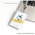 thumbnail image 5 of Clear ID Holder for Lanyard Hard Card Holder by Fallen One, Permanent Locking, Vertical, 2 Pack, 5 of 5