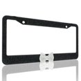 thumbnail image 4 of 7 Rows Bling Diamond Crystal License Plate Frame With Bow Tie, 4 of 5