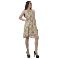 thumbnail image 3 of Moomaya Tunique Imprimée Robe Débardeur Robe Évasée Col Licou Mini Robe d'Été, 3 of 4