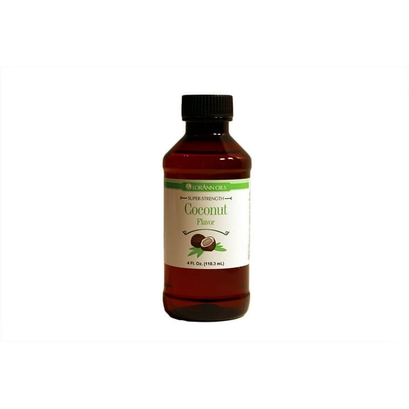 LorAnn Coconut Super Strength Flavor, 4 ounce bottle