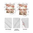 thumbnail image 6 of Thanksgiving Gnomes Kitchen Curtains Sets 36 Inch Length with Valance, Fall Orange Maple Pumpkins Country Swag Valances and Tiers Curtain Set Drapes Swag Curtains for Living Room, Bathroom, Bedroom, 6 of 6