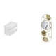 thumbnail image 1 of caso de tejido,Caja de almacenamiento de papel higiénico para montaje en pared,Espejo de pared,Espejo decorativo nórdico para colgar en la pared,Espejos de pared metálicos decorativos para, 1 of 8