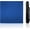 Blue, variant on Mahjong Mat, Mahjong Table Mat with Black Carrying Bag,Rubber Anti Slip Game Mat and Noise Reducing Table Cover for Mahjong,Dominoes,Poker,Card,Board Games Table Mat (Blue, 31.5 Inches)