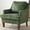 Green, variant on Ktaxon Fabric Accent Chair, Reading Armchair with Removable Cushion, Single Sofa with Extra Seat Depth for Living Room Bedroom Light Gray