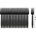 thumbnail image 2 of Ambiance Disposable Heavy Weight PS Plastic Forks, Black, 1,000 Count (Packed 100/Bag, 10 Bags/Case), 2 of 7