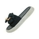 thumbnail image 2 of Sandalias de moda para mujer, zapatillas de plataforma, zapatos con lazo, sandalias elegantes 36 37 Negro, 2 of 9