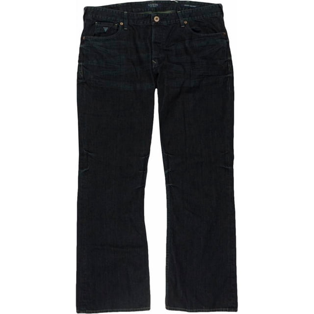 GUESS Hombre Falcon Slim Boot Cut Jeans, Azul, 32W x 30L Guess Corte de bota
