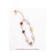 thumbnail image 5 of RV Pulsera de piedra natural (longitud 20 cm), pulsera con dijes de cristal de colores, pulsera elástica, joyería de piedras preciosas Rojo Verde, 5 of 5