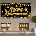 thumbnail image 7 of Colorful Design Happy Retirement Banner Decorative Elements Party Backdrop for Retirement Party Indoor Decoration Office Celebration, 7 of 7