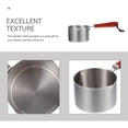 thumbnail image 3 of 3-Piece Stainless Steel Melting Pot Set with Dual Pour Spouts, Small and Sauce Pots for Cooking and Oil Heating, 3 of 6