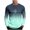 Mint Green, variant on UVEASISHA Men's Long Sleeve T-Shirts Gradient Trendy ECG Print Graphic Tees Cotton Blend Casual Tshirts Hip Hop Streetwear Tops Black L