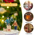 thumbnail image 3 of Statue de Maison de Vacances en Résine Griswold Mini Ornements de Village de Neige de Noël, 3 of 6