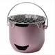 thumbnail image 1 of Mini Estufa de Carbón para Acampar, Cocina Portátil con Parrilla, para Exteriores, Color Violeta., 1 of 5