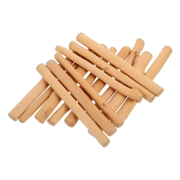 MLINS Natural Drift Wood Pieces for Decor Brown Wood Vase Filler Craft Supplies 200g