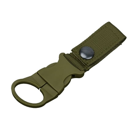 

Fovolat Water Bottle Clip | Bottle Buckle Clip Carabiner | Bottle Hangings Buckle Clip Belt Webbing Strap Free Your Hands Portable Mineral Water Bottle Ring Holder for Outdoor Camping Hiking Travelin