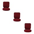 thumbnail image 1 of Baohd Computer Chair Cover Swivel Chair Cover Rotating for Chair Wine Red Backrest + Cushion Cover 3Set, 1 of 6