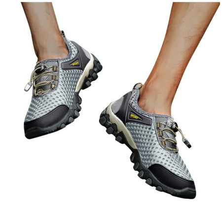 

gvdentm Hiking Shoes For Men Sports Mesh Hiking Hollow Men s Shoes Casual Shoes Outdoor Size 14 Shoes Men Casual
