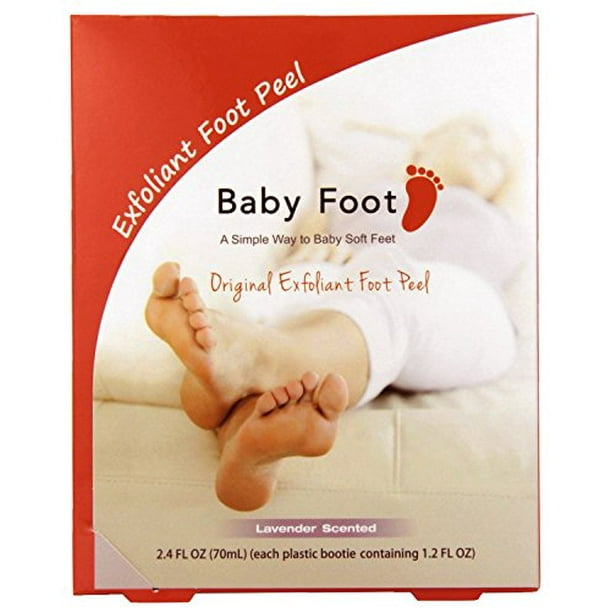Baby Foot Original Exfoliating Foot Peel 2 Booties, Lavender, 2.4 Fluid
