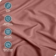 thumbnail image 3 of Bare Home Luxury 1800 Collection Fitted Sheet, Ultra-Soft, Deep Pocket, King, Dusty Rose, 3 of 8